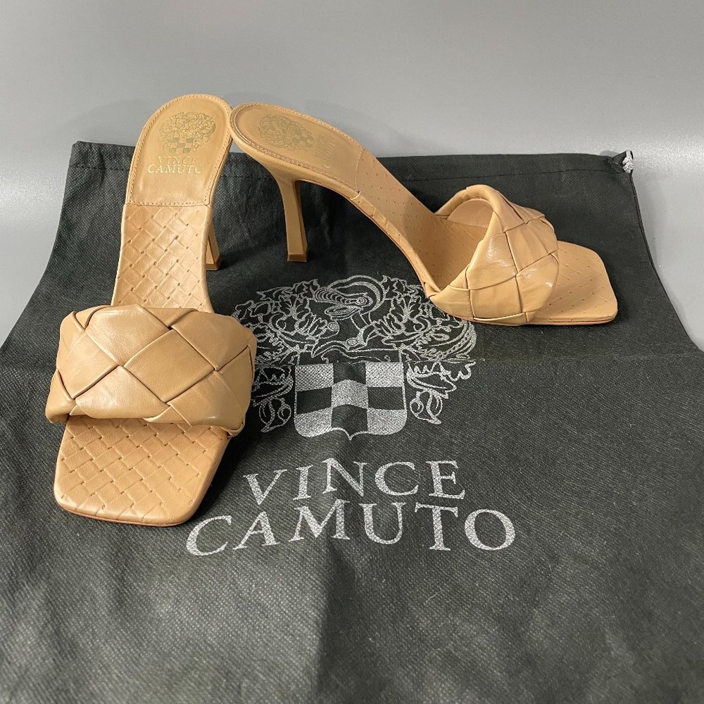 New Vince Camuto Semtera Block Heel Slide Sandal,… - image 2